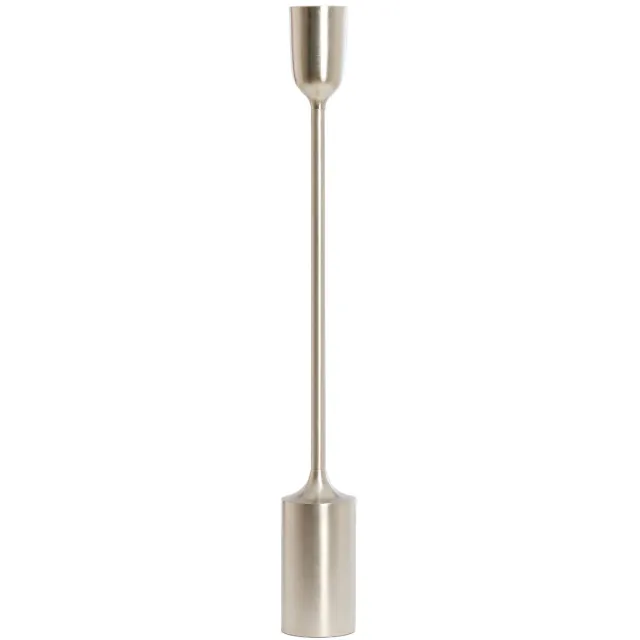 Light & Living Kandelaar Velez - Mat Zilver - Ø13x104cm - Modern - Metaal