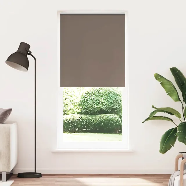vidaXL Rolgordijn verduisterend 124,4x230 cm koffiebruin