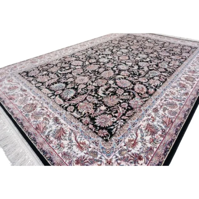 SusaStyle Perzisch Vloerkleed – Afshan Saltanati Darkblue – Tapijt 150 x 225 cm donkerblauw/zwart