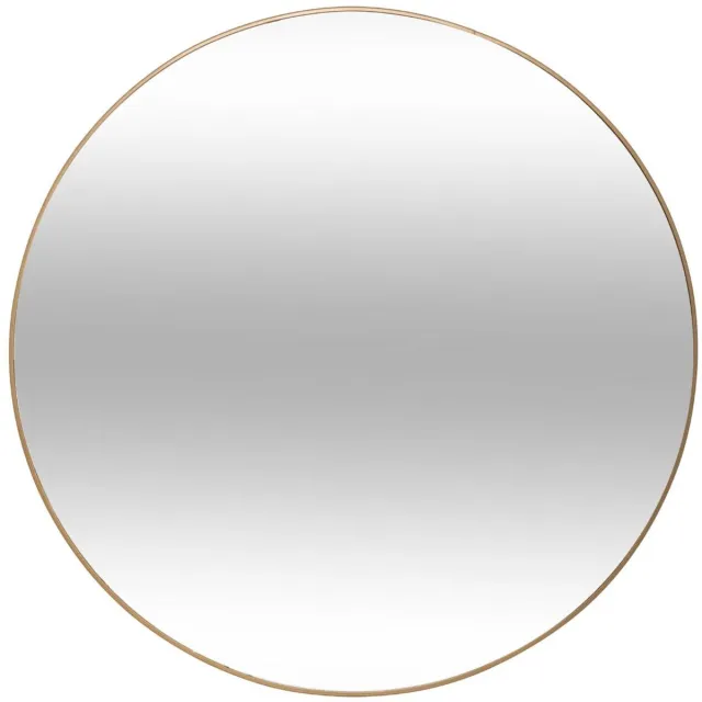 Atmosphera Créateur d'intérieur® Ronde designspiegel met dun metalen frame 76 cm ALICE Doré