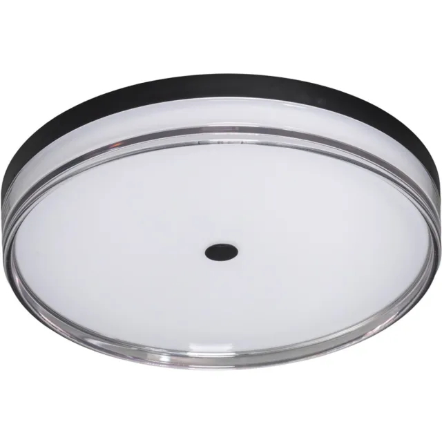 Expo Trading ETH Jill Led plaf rond 3 step dimm. 2800k 32w IP40 zwart 40x7cm + mem. Ra90