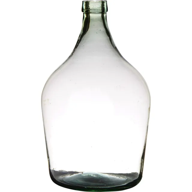 B Living Hakbijl Glass Mondgeblazen Fles - Gerecycled Glas - Large: 25L Transparant