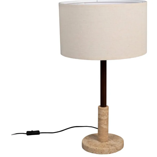 Dutchbone Jackon vloerlamp/ staande lamp Travertin - Beige