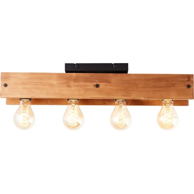 Brilliant Calandra - Plafondlamp - Bruin;Zwart
