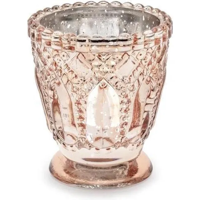 Party Decoration Poland Theelichthouder Rose-Gold 8cm (4 stuks)