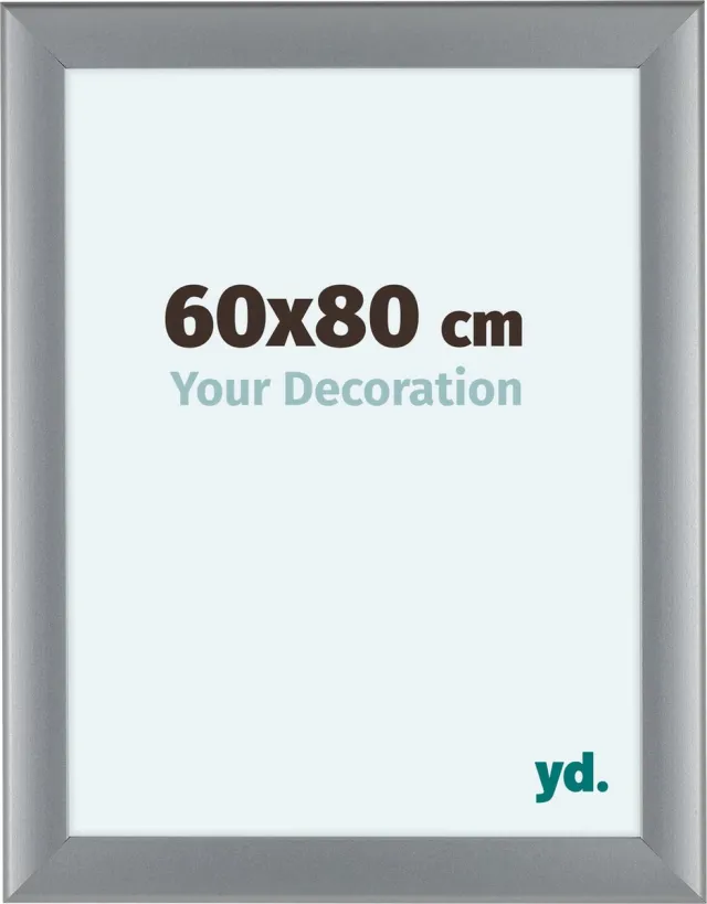 yd. Your Decoration - Fotolijst 60x80 cm - MDF - Zilver Mat - Como