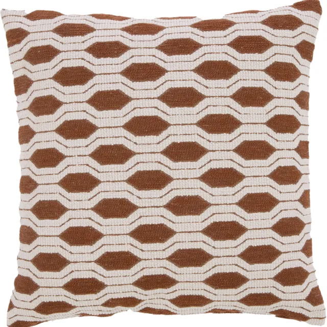 Light & Living sierkussen RENTON brons+crème (45x45 cm) brons/crème
