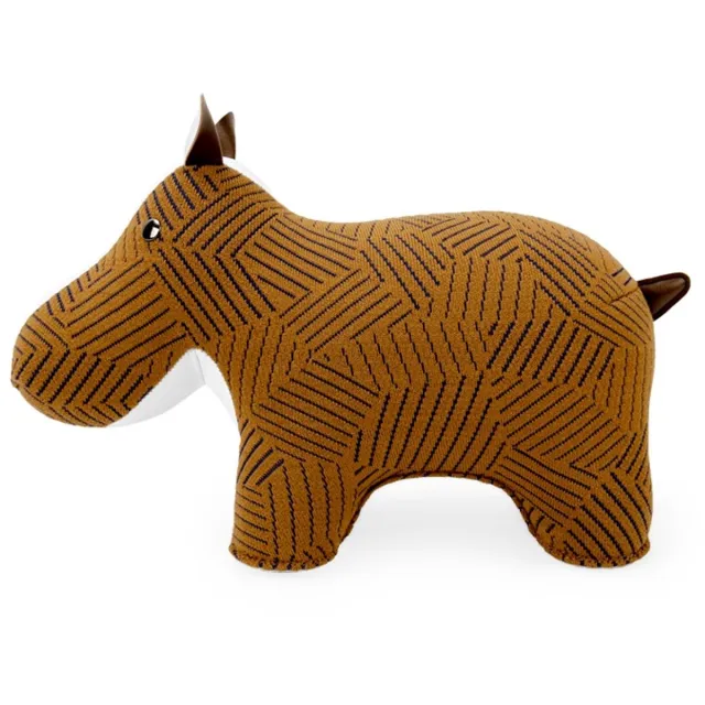 Zuny Kvadrat-Hippo-Razzle Dazzle Bruin-Boekensteun
