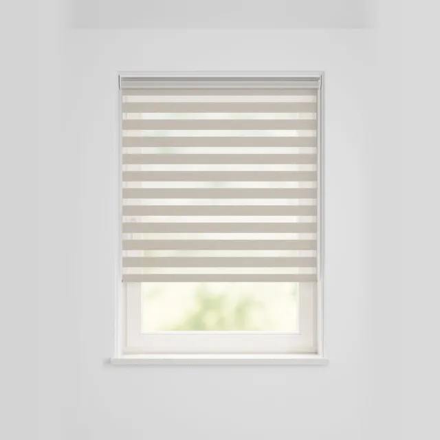 HEMA Duo Rolgordijn Lichtdoorlatend Structuur Taupe (taupe)