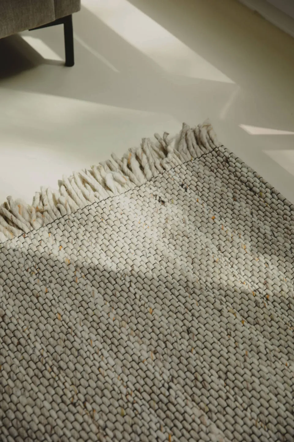 Zuiver Frills wollen vloerkleed beige, foto 4