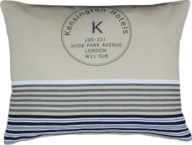 Mars & More Katoenen kussen 'Kensington' (35x45cm) Wit