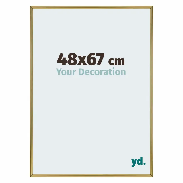 yd. Your Decoration - Fotolijst 48x67 cm - Kunststof - Goud - Annecy