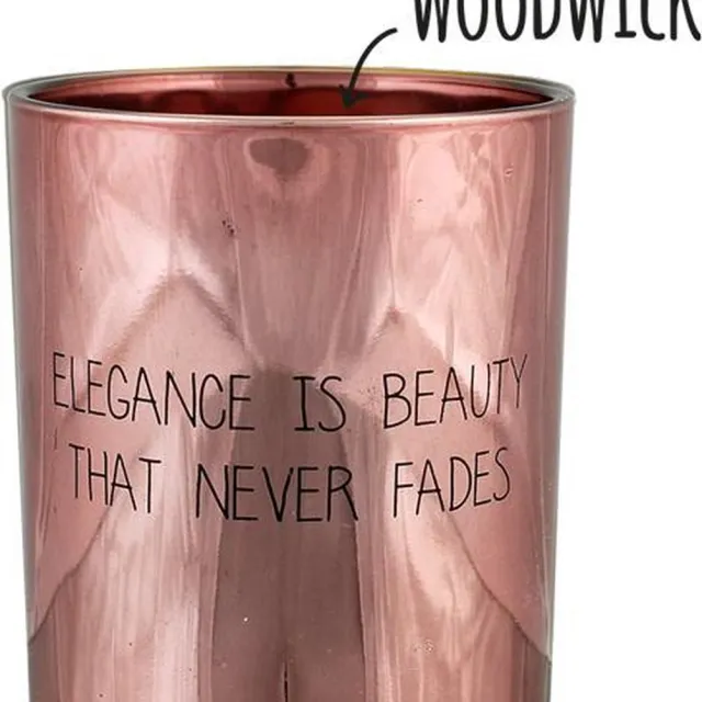 My Flame Lifestyle SOJAKAARS - ELEGANCE IS BEAUTY THAT NEVER FADES - GEUR: GREEN TEA TIME Roze