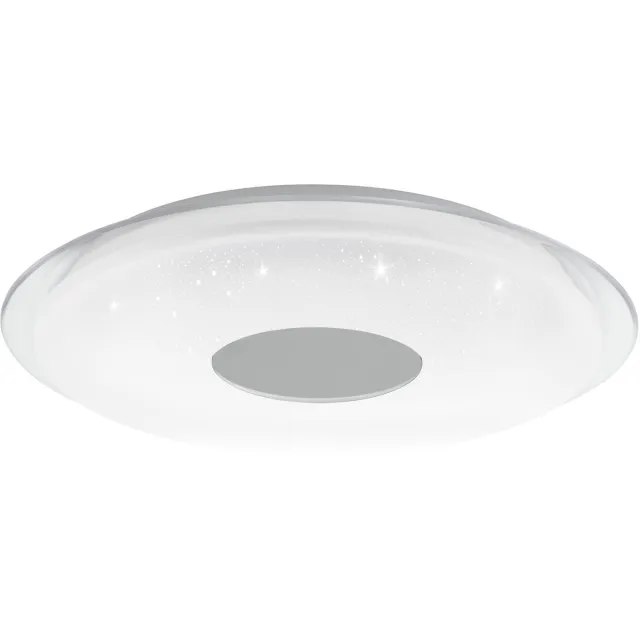 EGLO connect.z Lanciano-Z Smart Plafondlamp - Ø 45 cm - Wit/Grijs - Instelbaar wit licht - Dimbaar - Zigbee