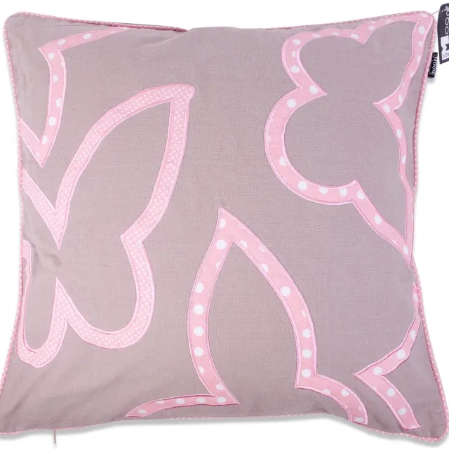 In The Mood Contour Butterfly - Sierkussen - Roze - 50x50 cm