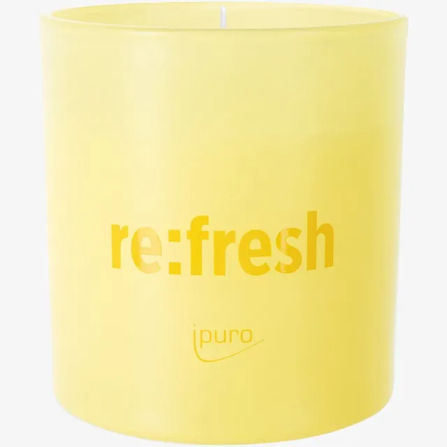 Ipuro Geurkaars Re Fresh 140 gram Geel