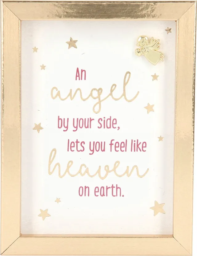 Depesche Fotolijst met compliment An angel by your side, lets you feel ? goud, wit