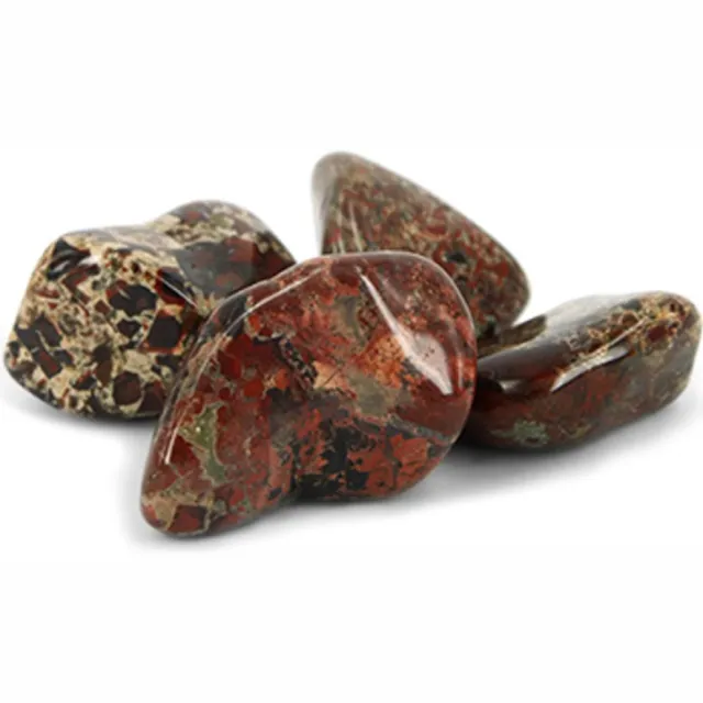 Ruben Robijn Jaspis breccie 250 gr. trommelstenen (mt3) Rood