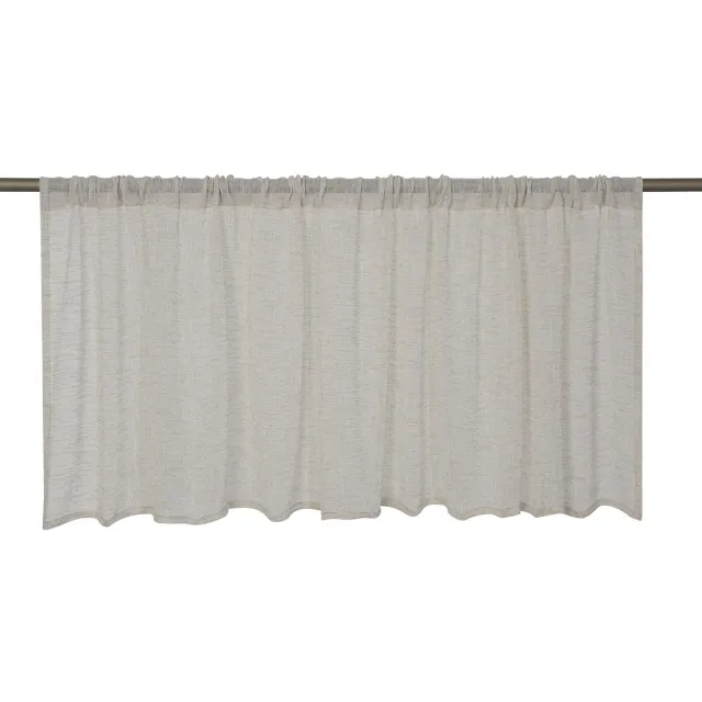 Elbersdrucke Bistro Gordijn Liem 48x140 cm beige semi-transparant