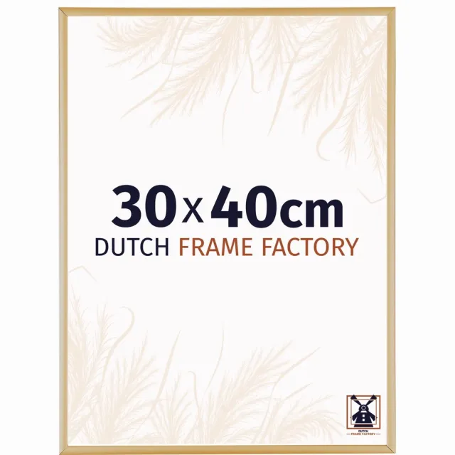 Dutch Frame Factory Fotolijst 30x40 cm - Aluminium - Goud Vintage - Kampen