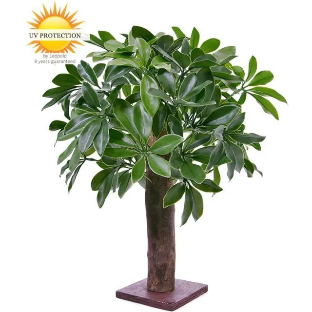 LeopoldFlora Schefflera kunstplant op ministam 50 UV Groen