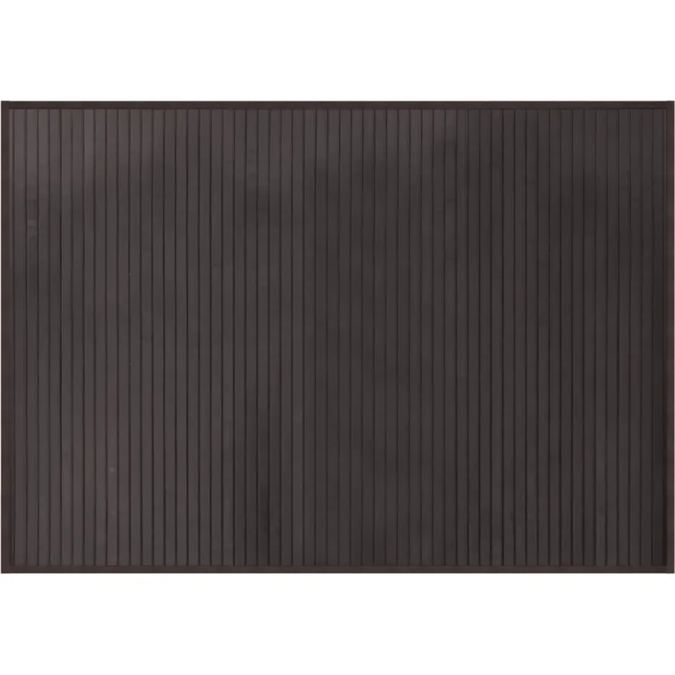 vidaXL Vloerkleed rechthoekig 70x100 cm bamboe donkerbruin