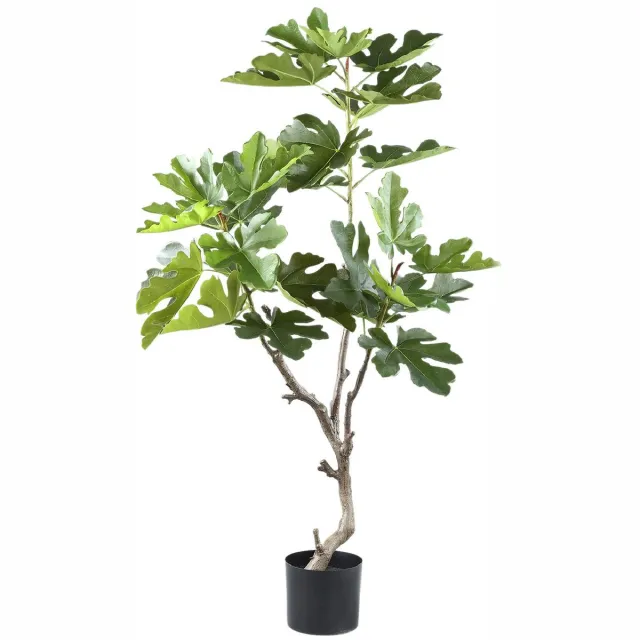 PTMD Kunstplant Fig - 96x100x122 cm - Polyester - Groen