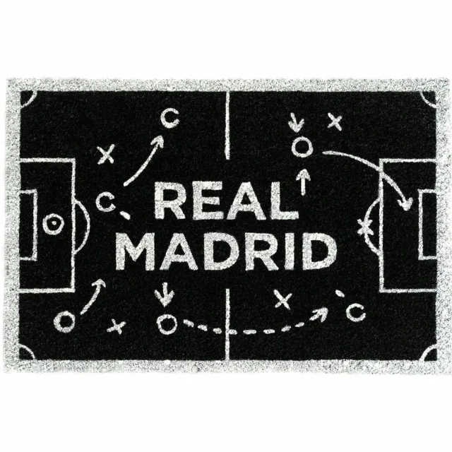 Grupo Erik Real Madrid Woonaccessoires: Kokosvezel Deurmat 60x40 cm Multicolours