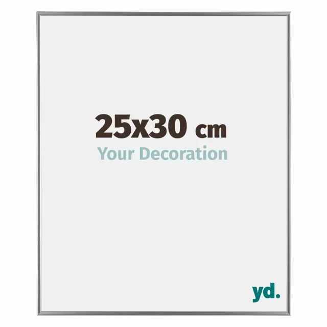 yd. Your Decoration - Fotolijst 25x30 cm - Kunststof - Zilver Hoogglans - Evry