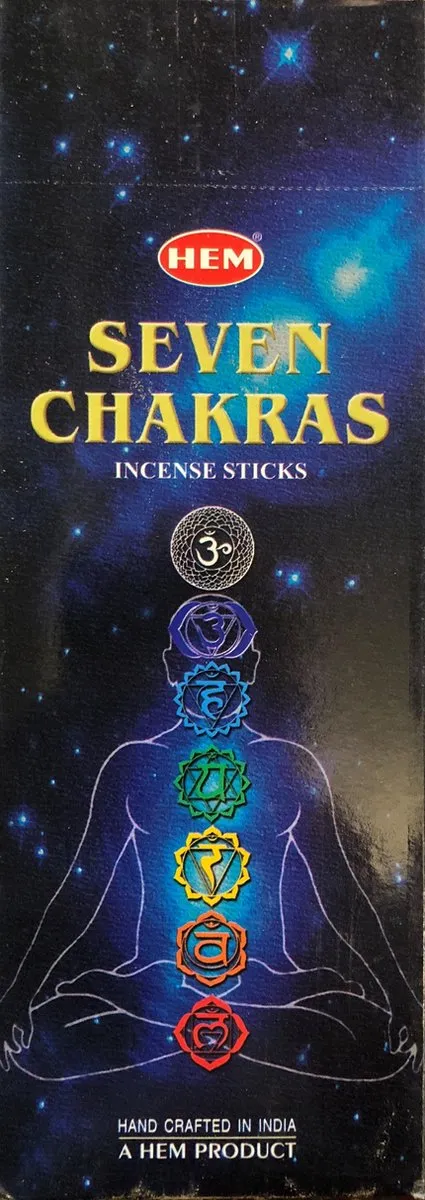 HEM Wierook 7 Chakra (6 pakjes) Multicolor
