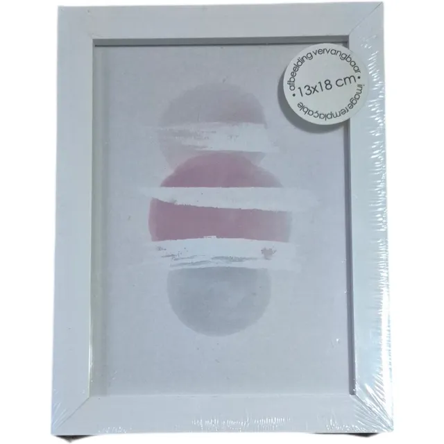 Blokker BASIS DIKKERE RAND 13X18 CM WIT