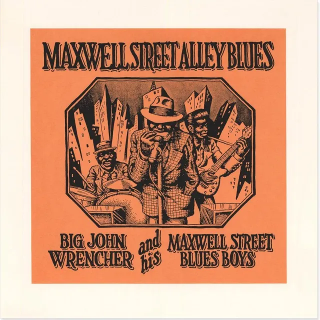 Robert Crumb Maxwell Street Alley Blues door Robert Crumb Oranje