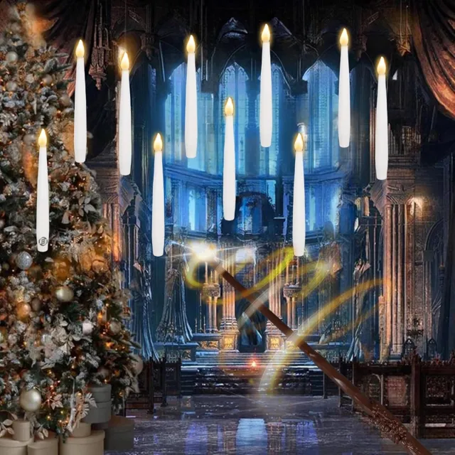 Equivera Floating Candles - Zwevende Kaarsen - Floating Candels - Hangende Kaarsen wit