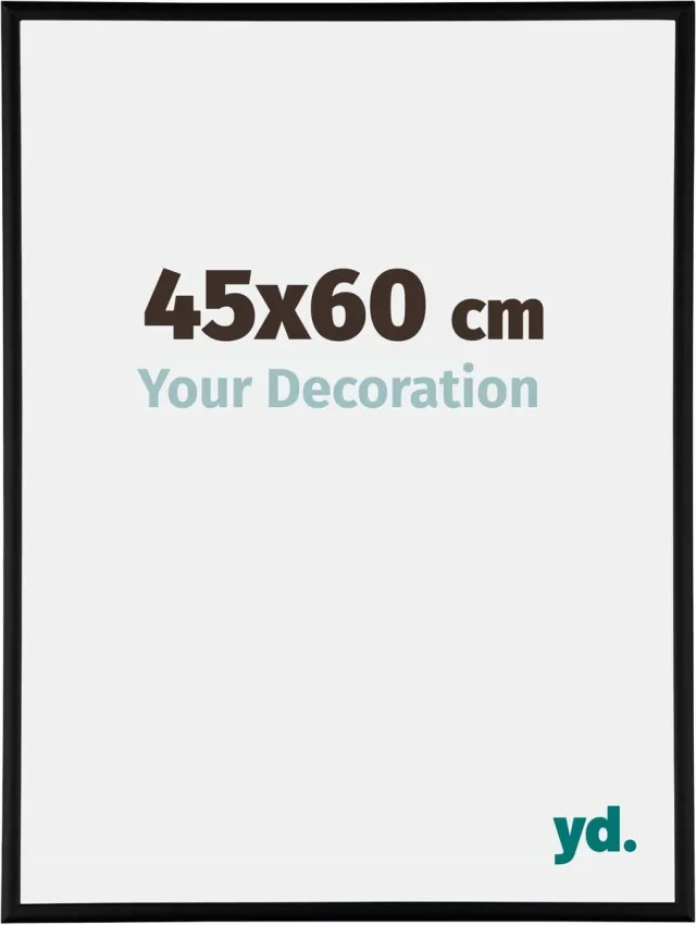 yd. Your Decoration - Fotolijst 45x60 cm - Aluminium - Zwart Mat - Kent