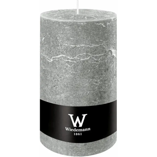 Wiedemann Marble Rustik stompkaars betongrijs, doorgekleurd en gegoten