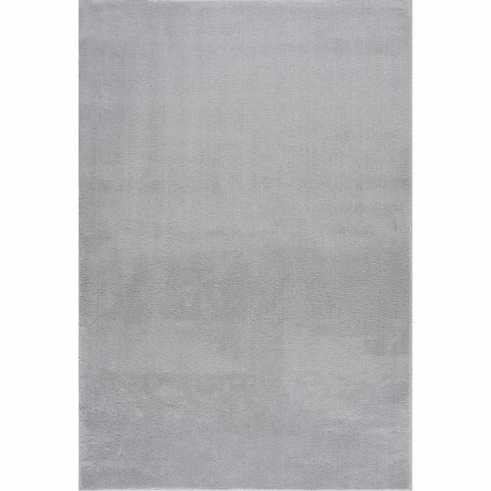 vidaXL Vloerkleed wasbaar korte pool anti-slip 160x230 cm grijs