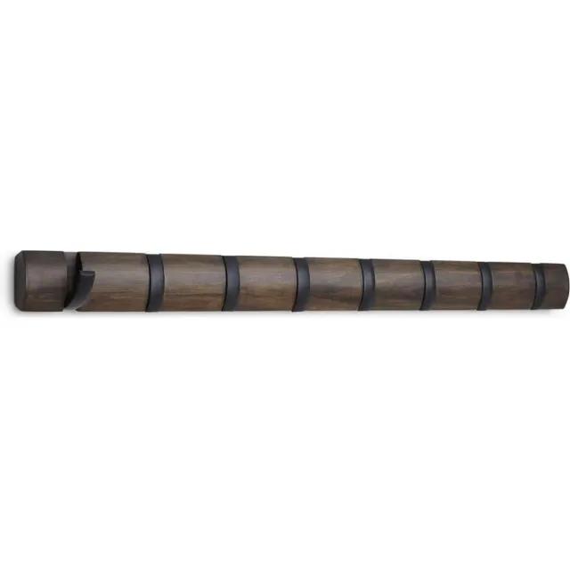 Umbra Flip wandhaak Zwart, Walnoot