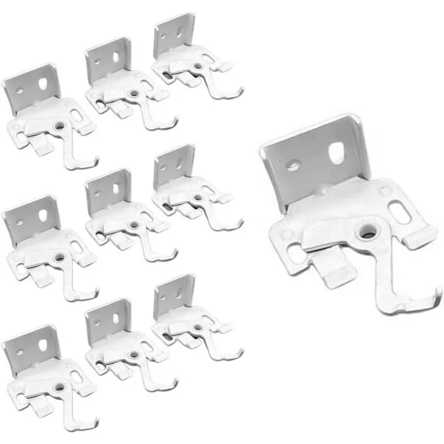 Jhubers goods 10-Pack Standaard Jaloezie Beugels - Montage Accessoires voor Romeinse Jaloezieën - Vlinder Montage Beugel voor Boven- of Voorkant Bevestiging Any