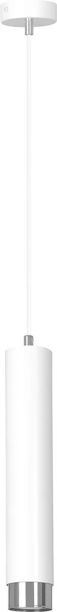 Emibig Gavle witte pendelkoker GU10 met chroom afwerking - Perfect voor moderne verlichting in elke ruimte