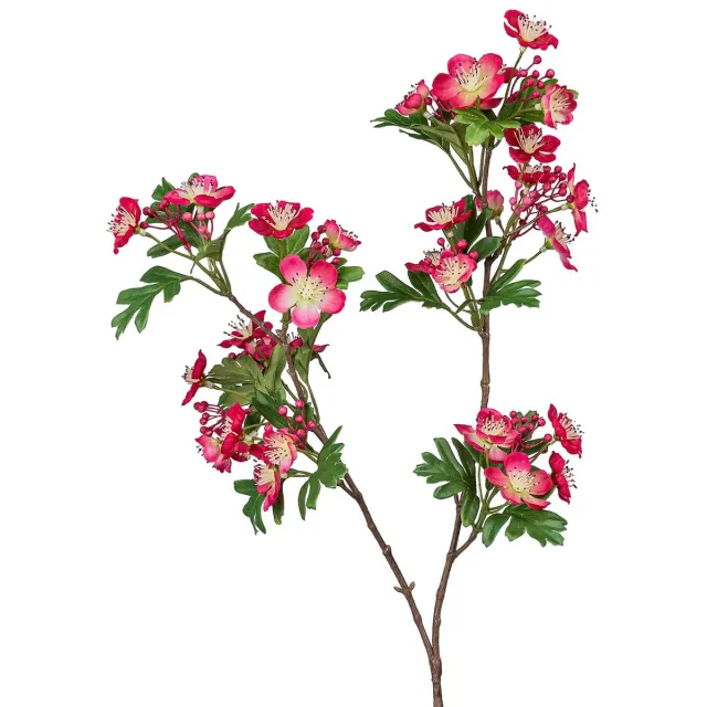 Gasper Meidoorntak roze & crème 71 cm