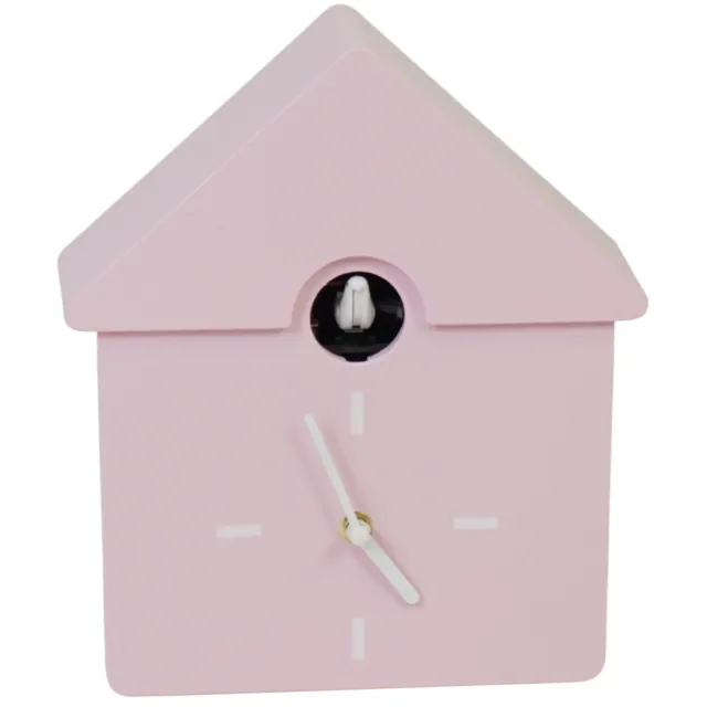 Housevitamin Shop KHousevitamin - Wandklok Koekoeksklok - Licht Roze 24x27x9cm