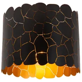 Lucide Plafondlamp Almelo Zwart ⌀25,5cm