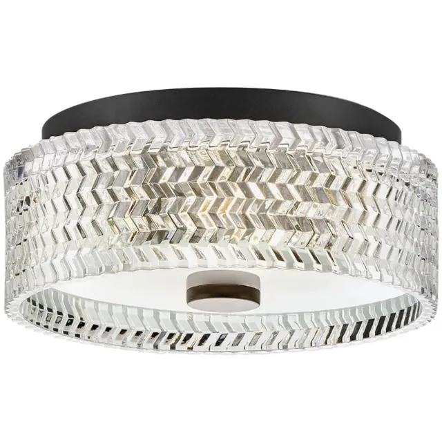 Hinkley LED Plafondlamp Elle | 2X E27 Max 60W | Black Zwart