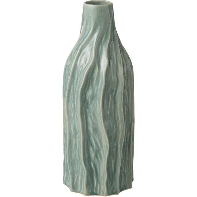 J-Line vaas Richard - porselein - blauw