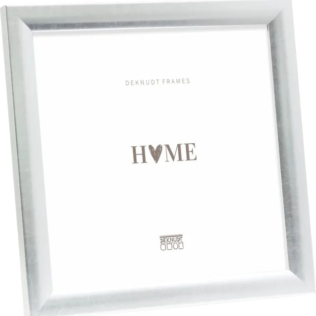 Deknudt Frames fotolijst S54SD2 - zilverkleur - hout - 13x13 cm