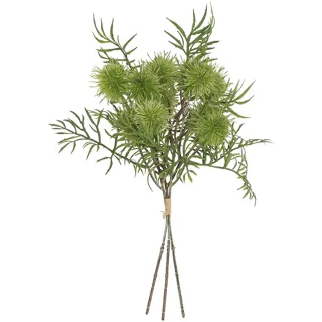 Countryfield Kastanje Castanea Kunstbundel 3 Stuks 33 cm – Groen – Decoratieve Kunsttakken