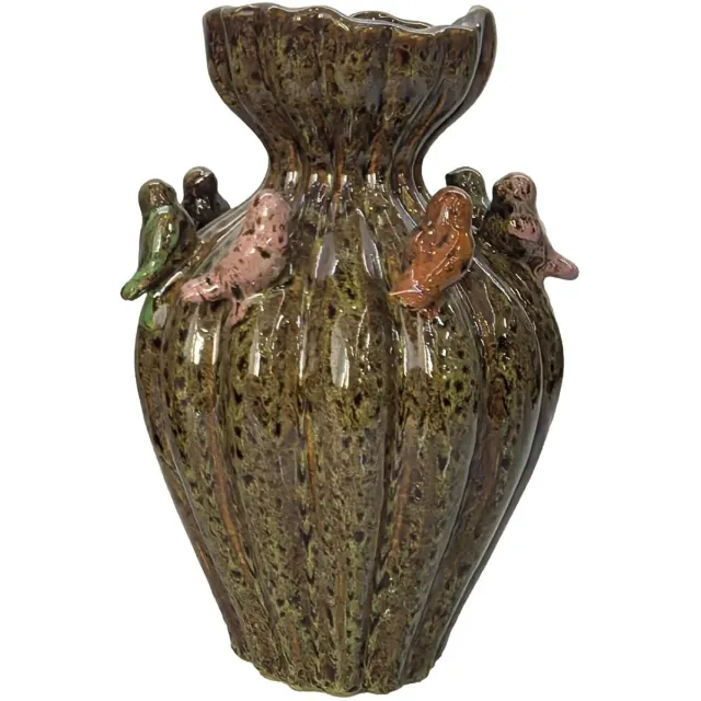 Colmore vaas Lenny 40 cm hoog groen