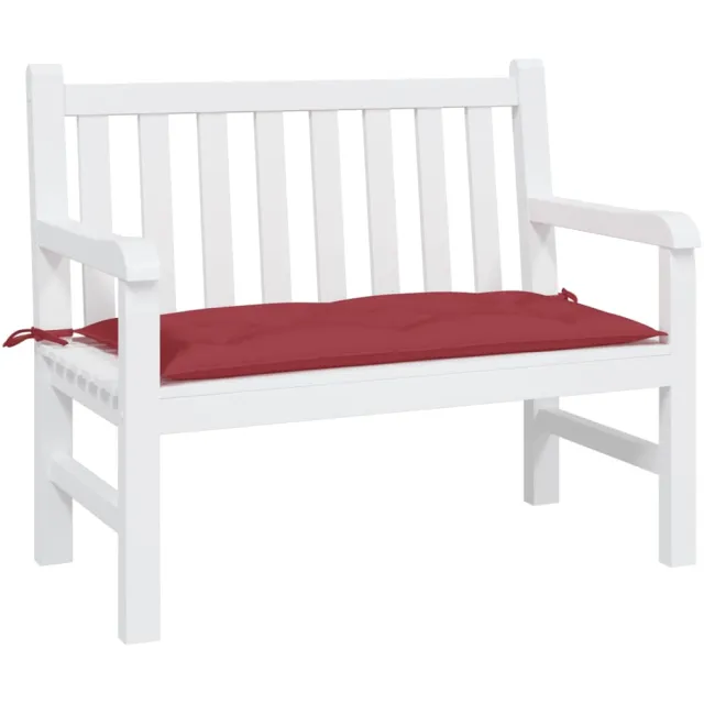 vidaXL Tuinbankkussen 100x50x7 cm oxford stof wijnrood
