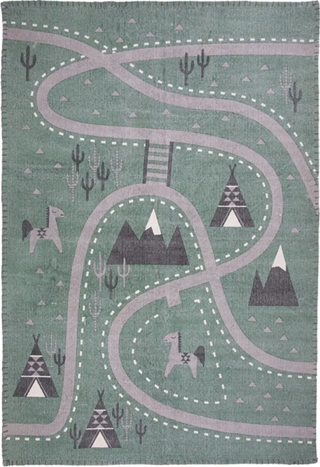 Nattiot Little Western Speelkleed/Tapijt - Afmetingen 100 x 140 cm