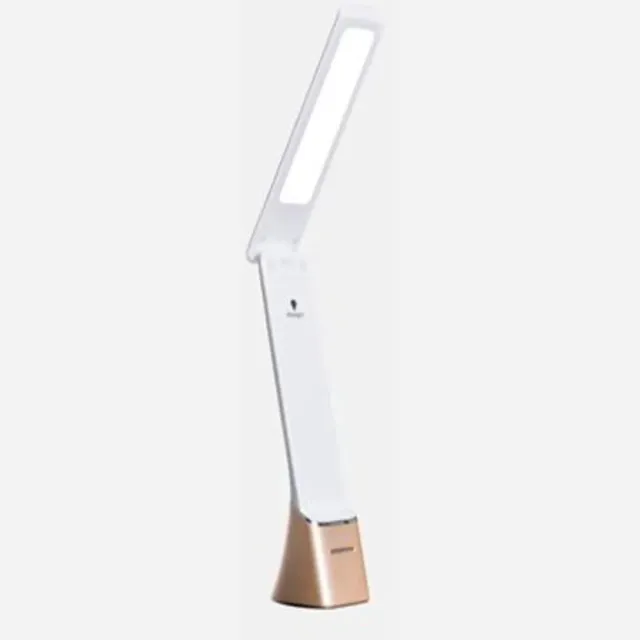 Daylight Smart Go Bureaulamp met LED - Tafellamp met accu - Dimbaar - Opklapbaar - Rose gold Wit
